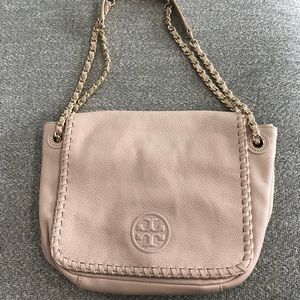 Tory Burch light/pale pink satchel bag